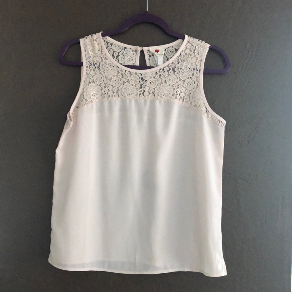 Light pink tank top